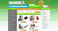 Desktop Screenshot of batteries-online.be