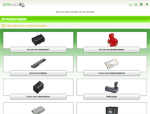 Tablet Screenshot of batteries-online.be