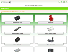Tablet Screenshot of batteries-online.fr